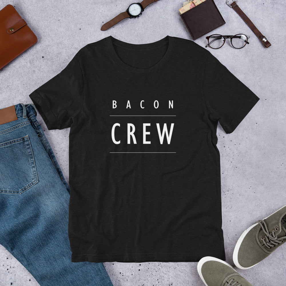 Camiseta de manga corta unisex Bacon Crew